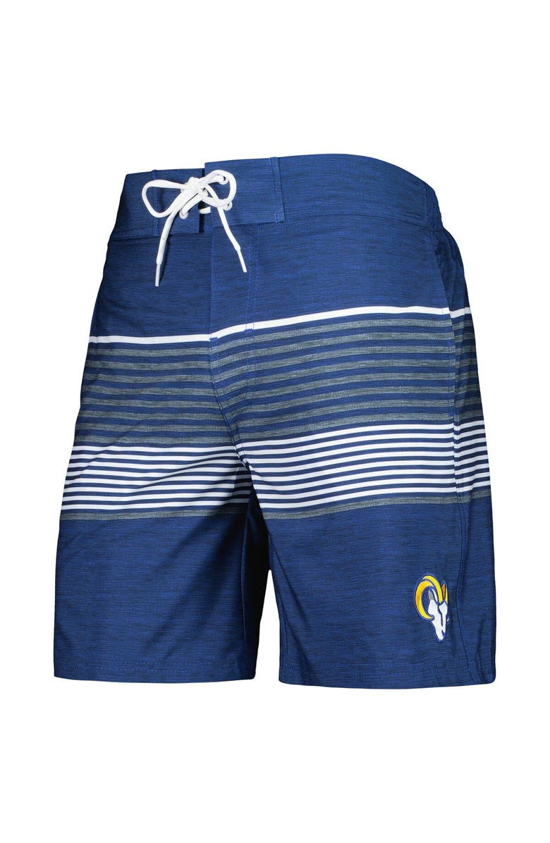 G-III SPORTS BY CARL BANKS Men's G-III Sports by Carl Banks Royal Los Angeles Rams Coastline Volley Swim Shorts, Alternate, color, 