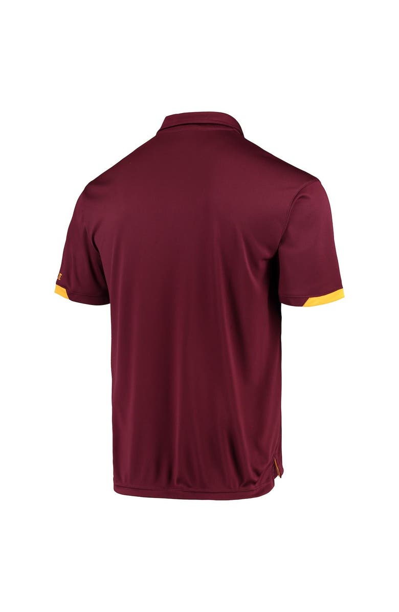 COLOSSEUM Men's Colosseum Maroon Arizona State Sun Devils Santry Lightweight Polo, Alternate, color,