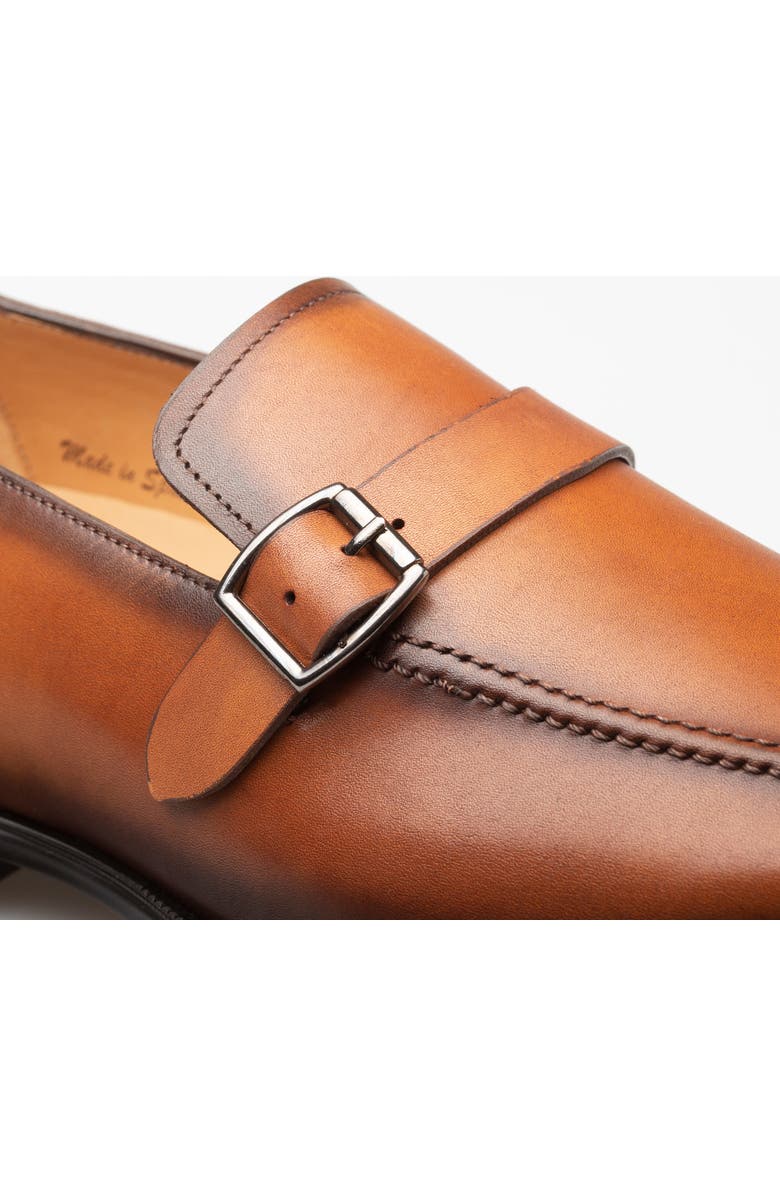 Mezlan Salato Leather Loafer, Alternate, color, Dark Cognac