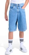 adidas Originals Kids' 3-Stripes Denim Shorts