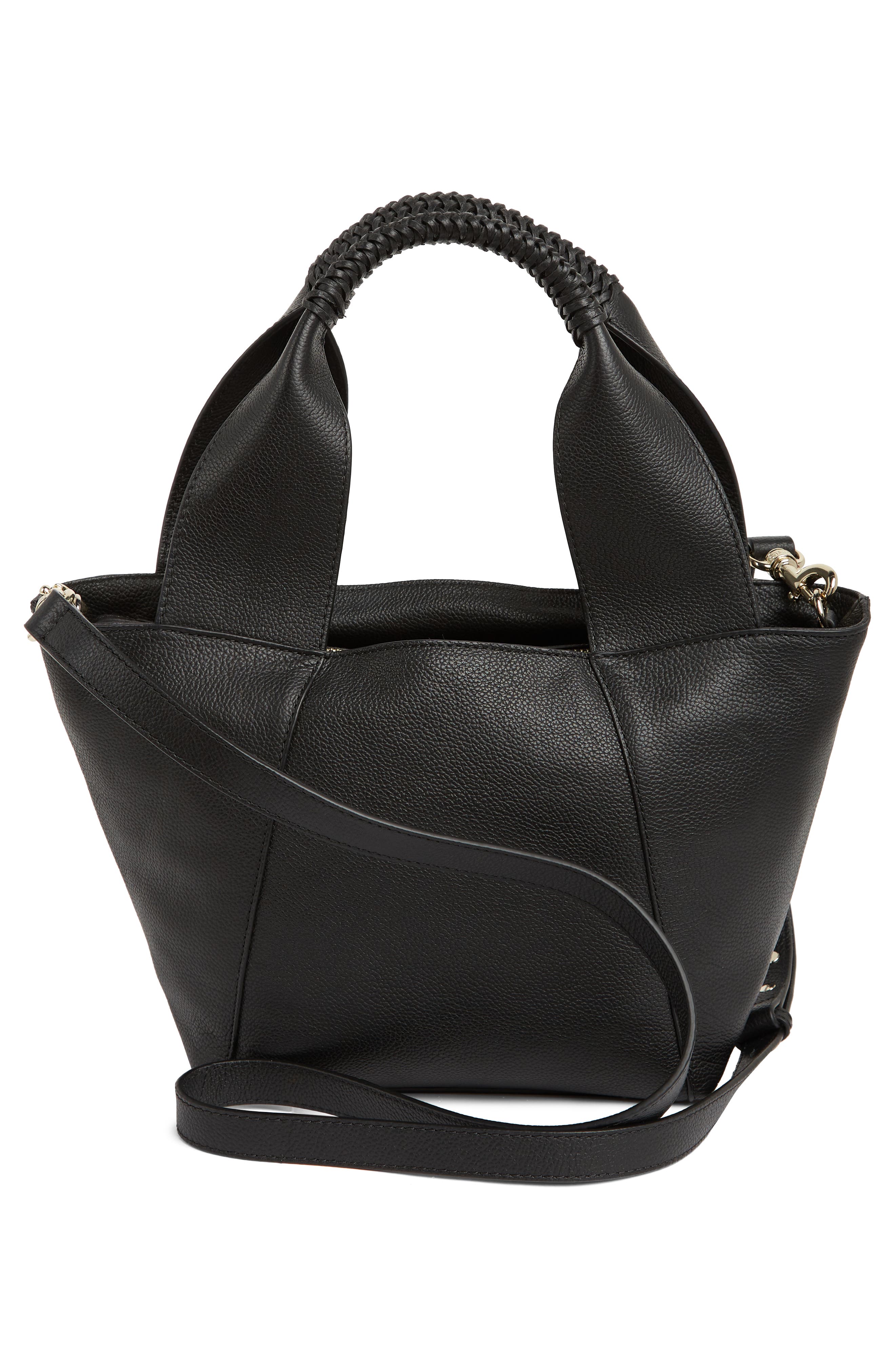 Vince Camuto Janya Top Handle Leather Tote Bag, Alternate, color, 