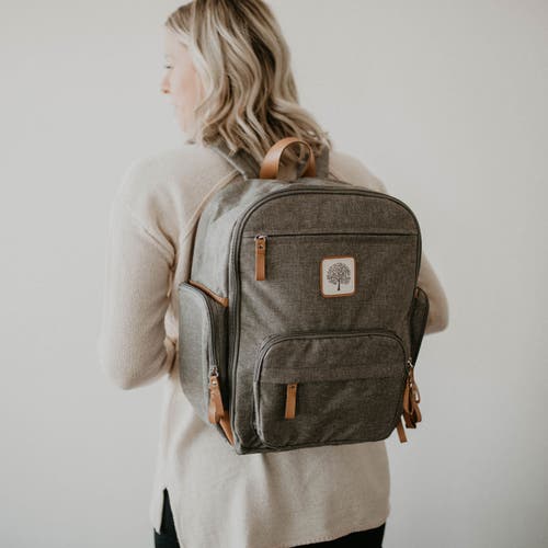 Parker Baby Co. Birch Bag Mini Diaper Backpack In Gray
