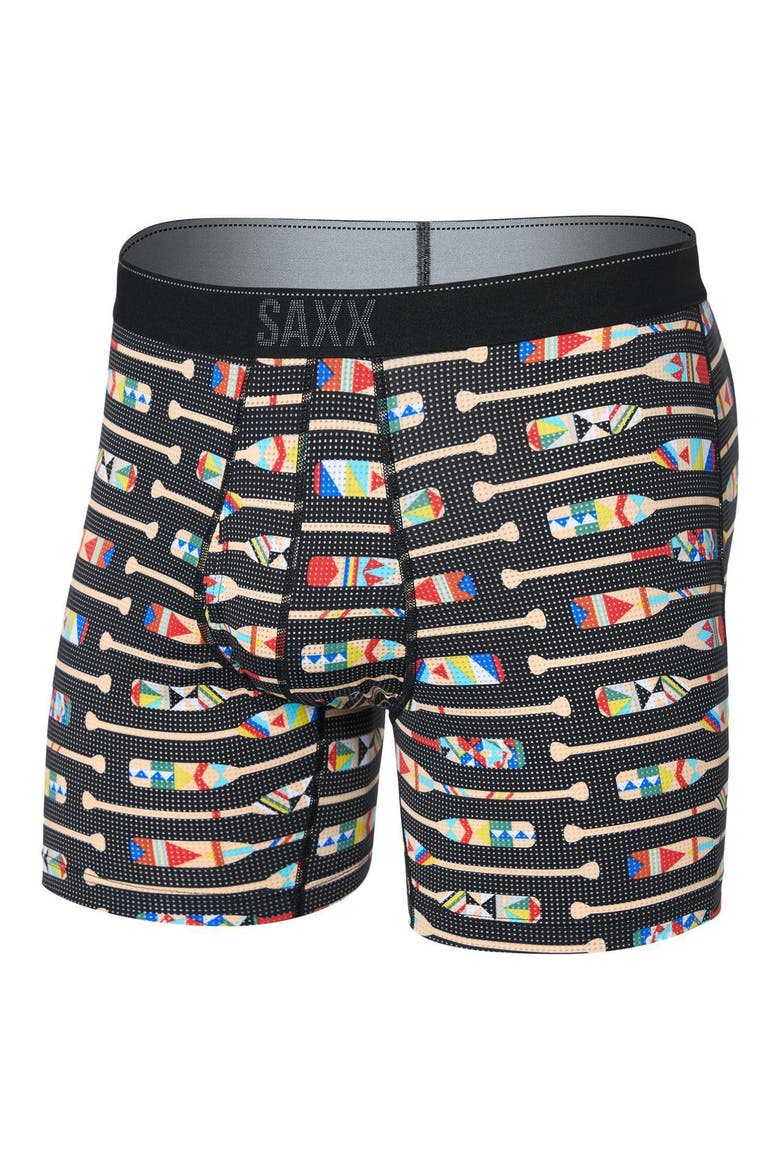 Quest Quick Dry Mesh Boxer Briefs, Alternate, color, BLACK MULTI