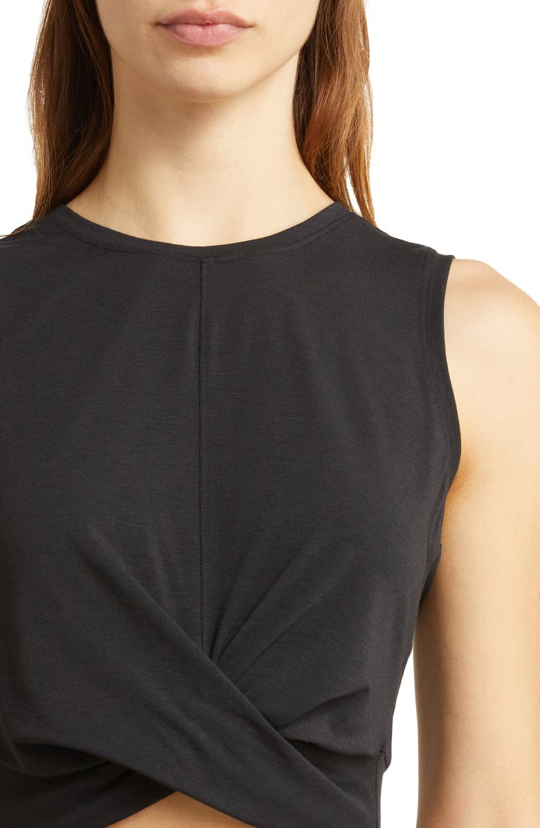Zella Work For It Twist Crop Tank, Alternate, color, 