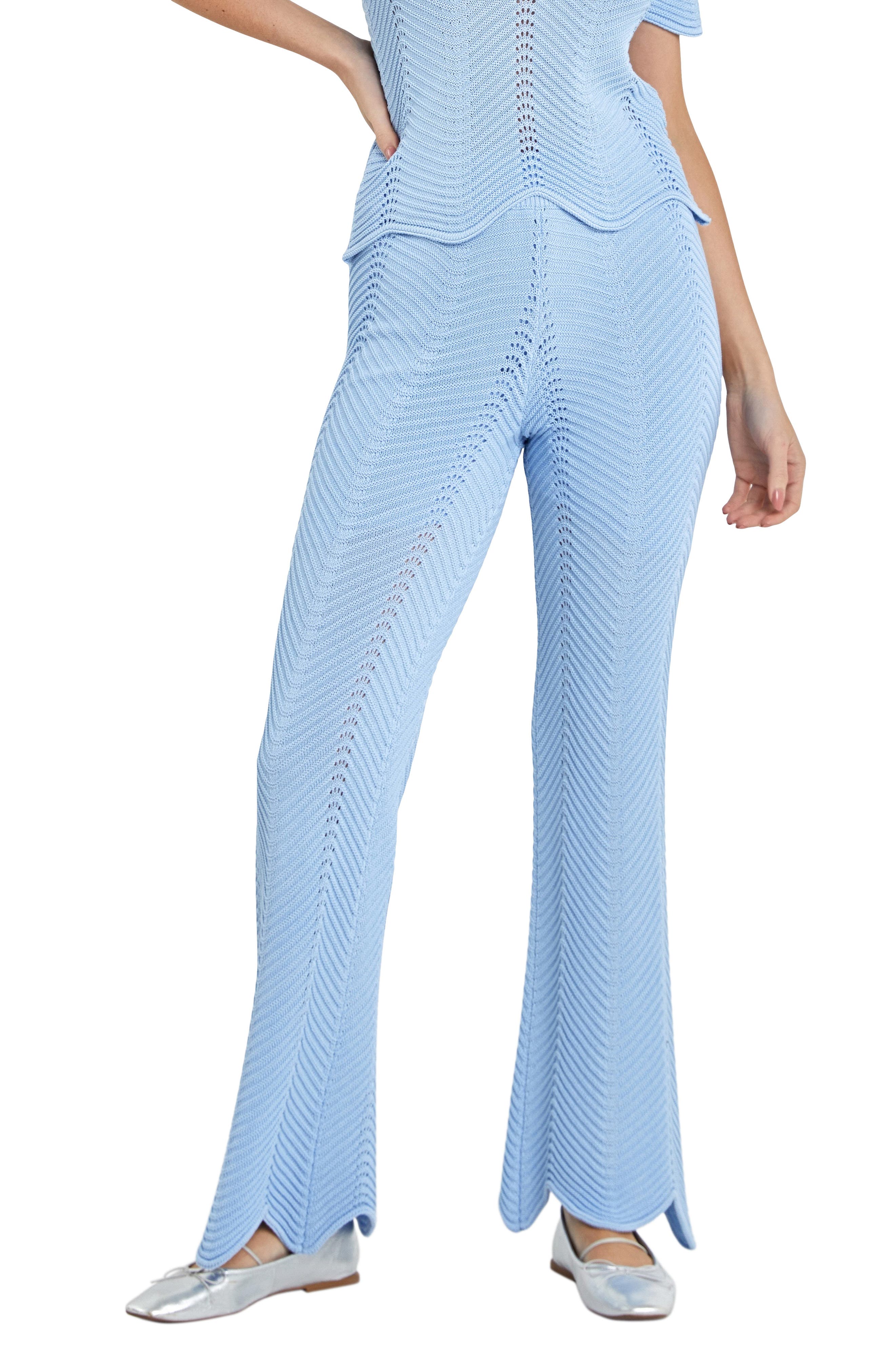 Wavy Knit Pants - image 5