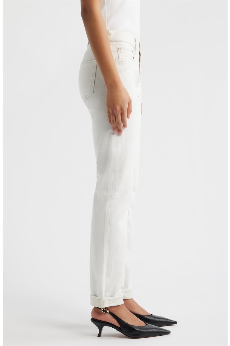 Keane Slim Straight Leg Jeans, Alternate, color, WHITE