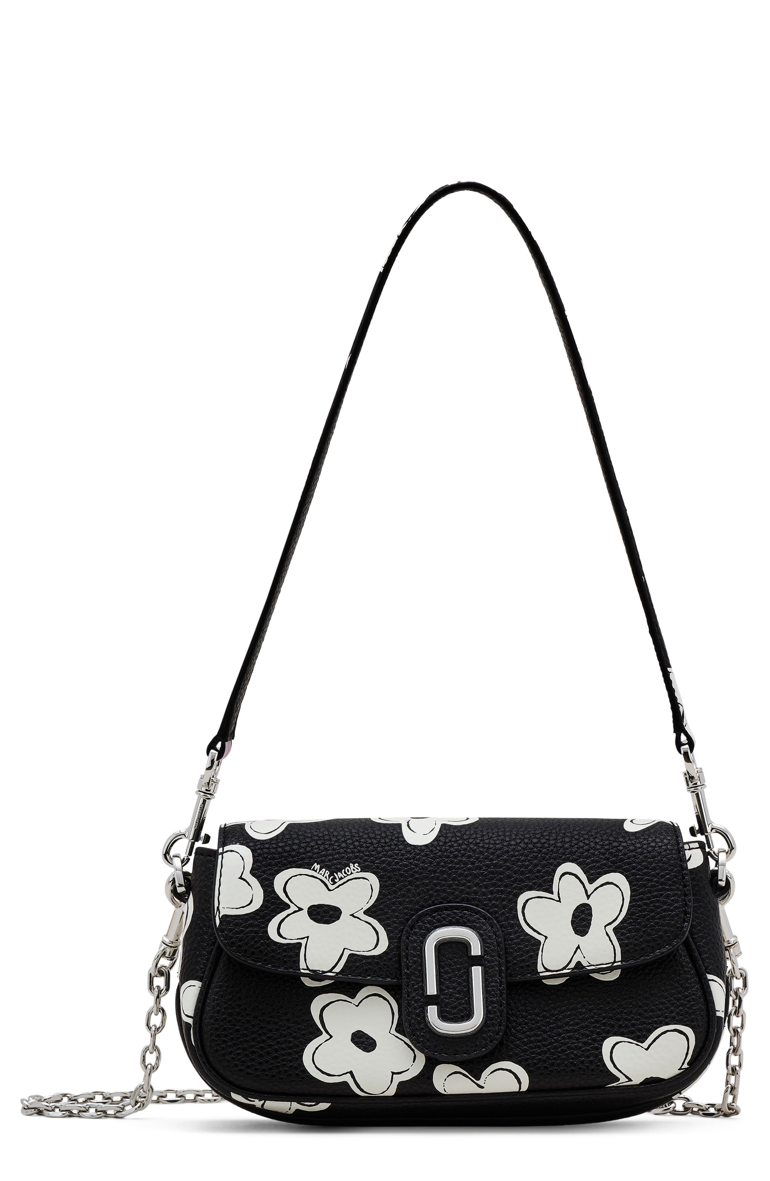 Marc Jacobs The Clover Floral Leather Shoulder Bag | Nordstrom