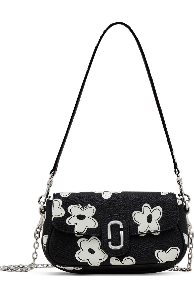 Marc Jacobs The Clover Floral Leather Shoulder Bag, Main, color,