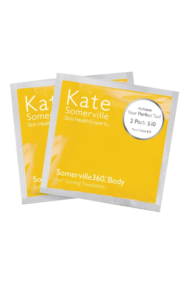 Somerville360° Tanning Towelettes, Alternate, color, NO COLOR