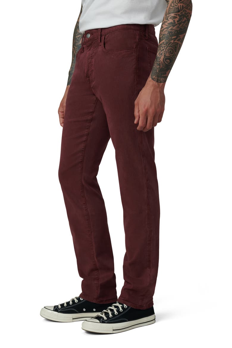 The Brixton Twill Chinos, Alternate, color, MERLOT