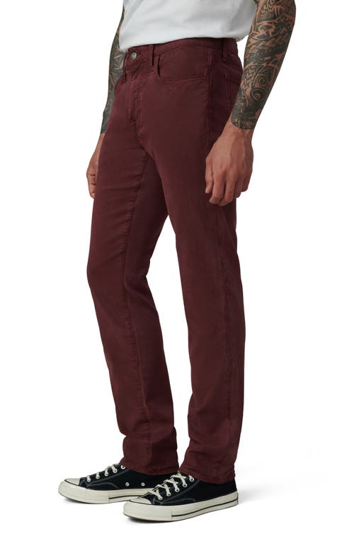 Joe's The Brixton Twill Chinos In Brown