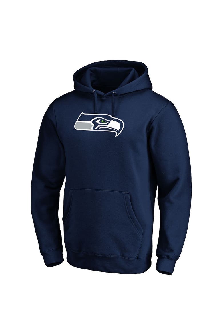 Men's Fanatics Branded College Navy Seattle Seahawks Big & Tall Primary Logo Pullover Hoodie, Alternate, color, NAVY