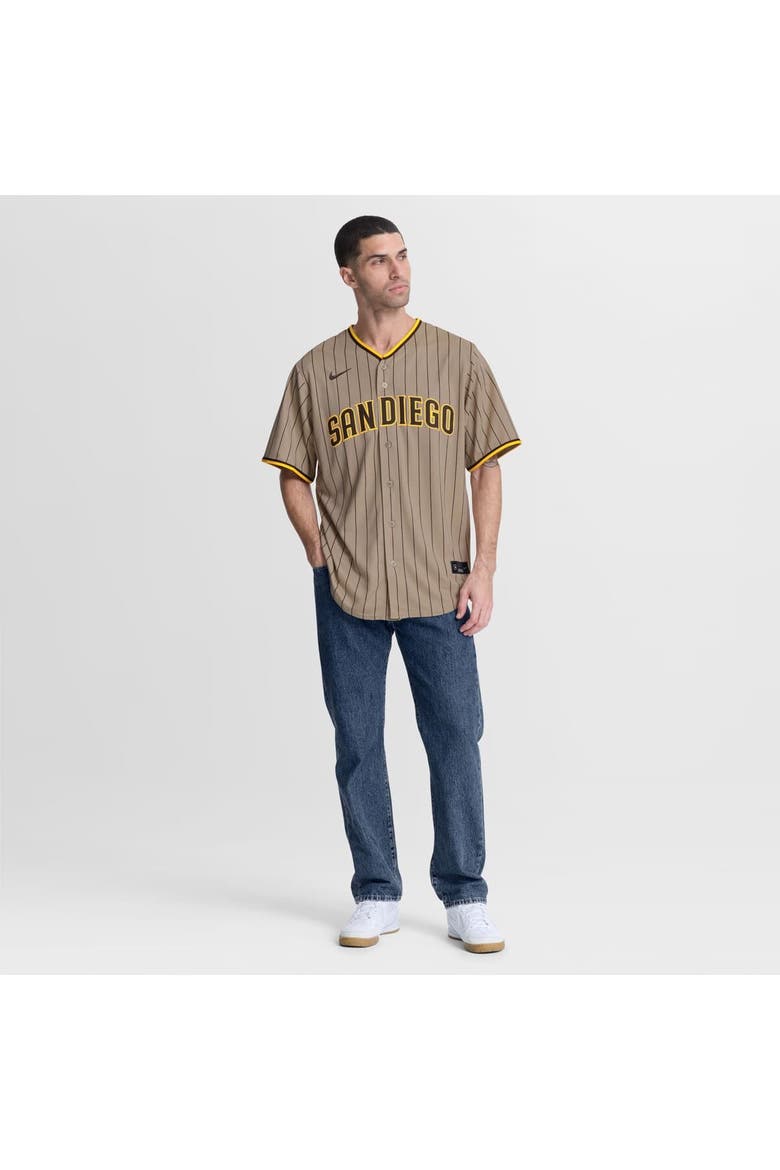 Men's Nike Jackson Merrill Sand San Diego Padres Alternate Replica Jersey, Alternate, color, Khaki