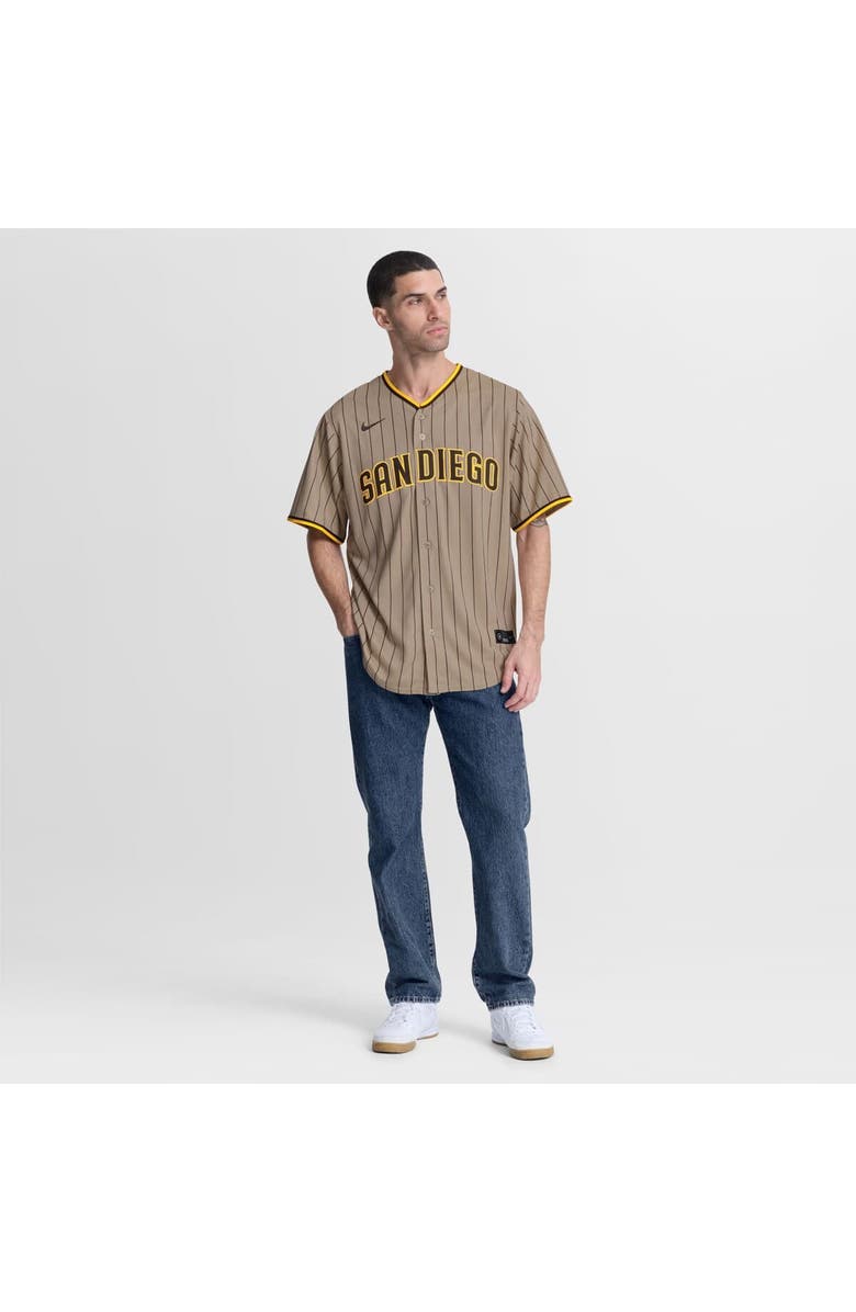 Nike Men's Nike Jackson Merrill Sand San Diego Padres Alternate Replica Jersey, Alternate, color, Khaki