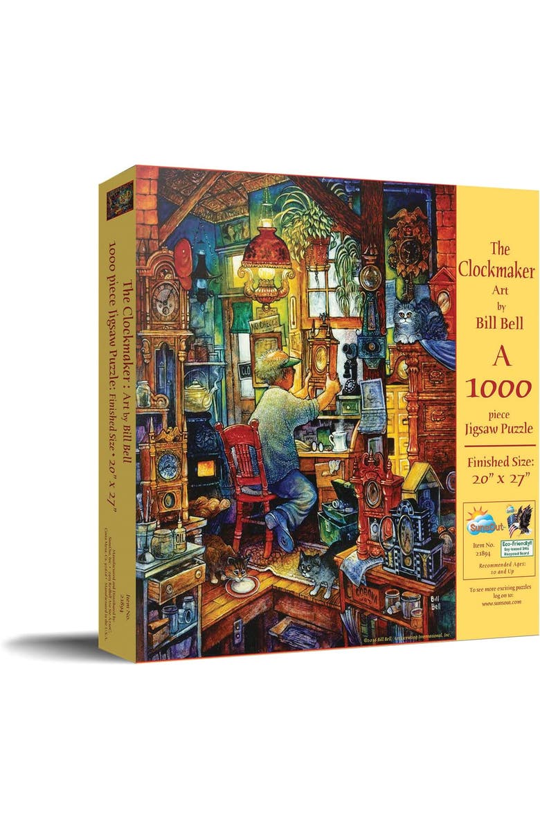Sunsout the Clockmaker 1000 piece Jigsaw Puzzle for Adults  Animals, Main, color, 