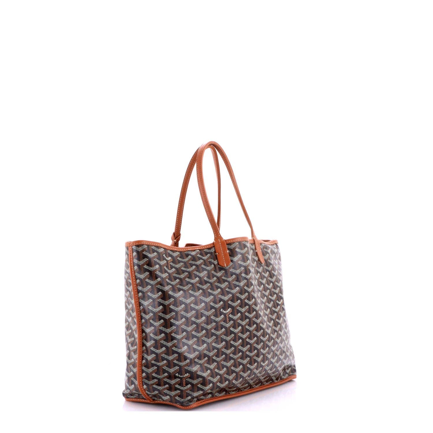 Anjou Reversible Tote Coated Canvas PM, Alternate, color, Black