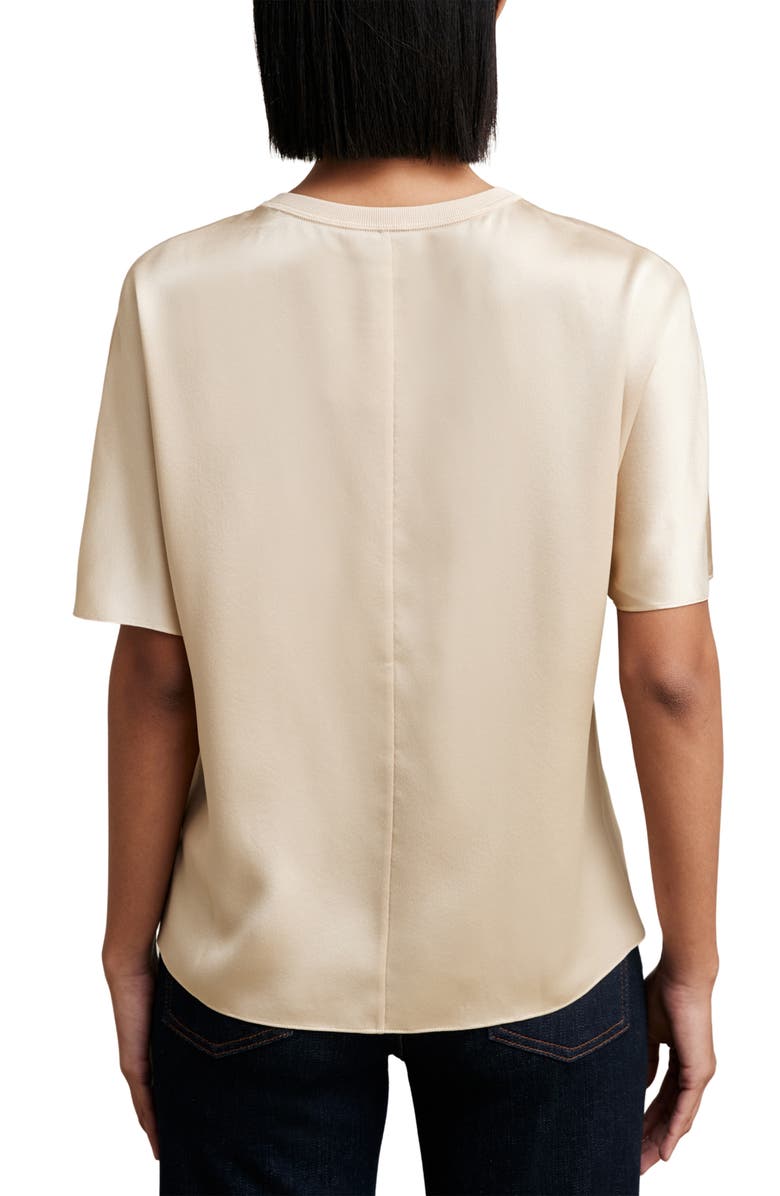 Reiss Lena Dolman Sleeve Silk Top, Alternate, color, Champagne Neutral