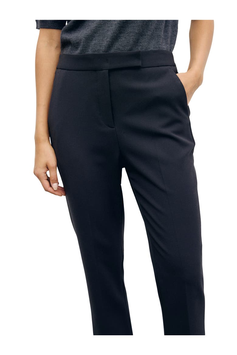 May Velvet Cropped Trousers, Alternate, color, Cinnamon