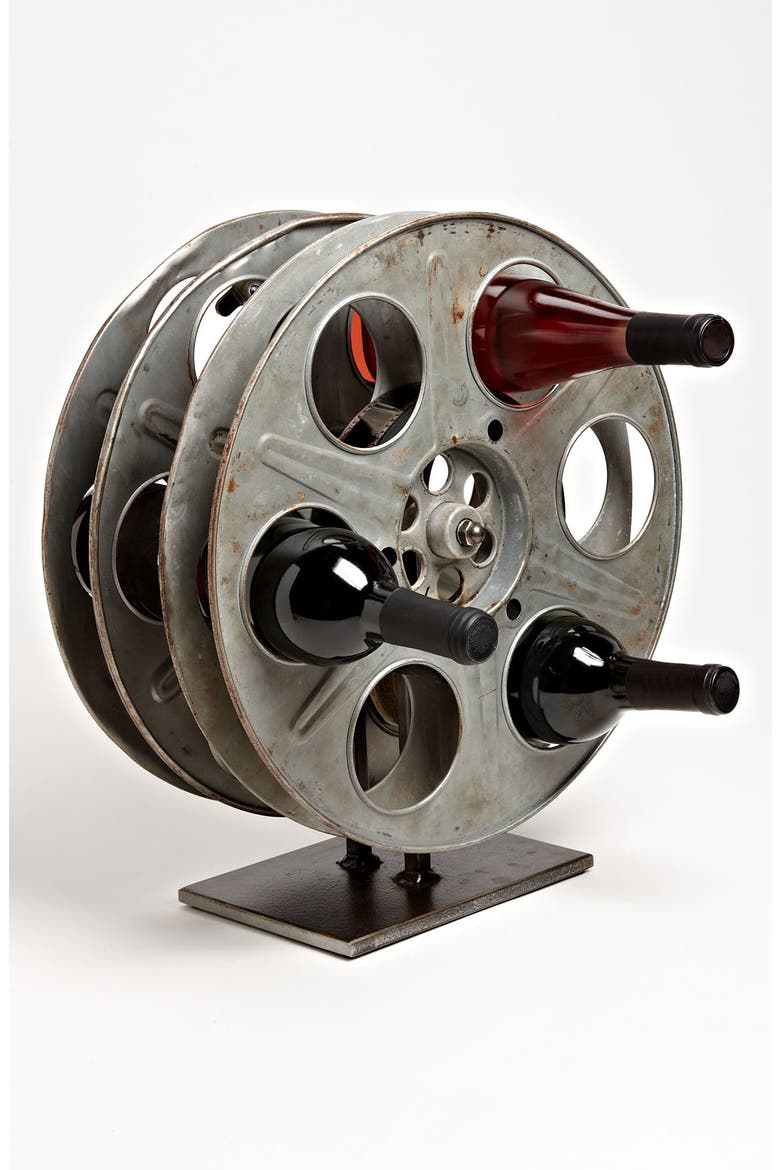 Film Reel Wine Rack, Main, color, NO COLOR