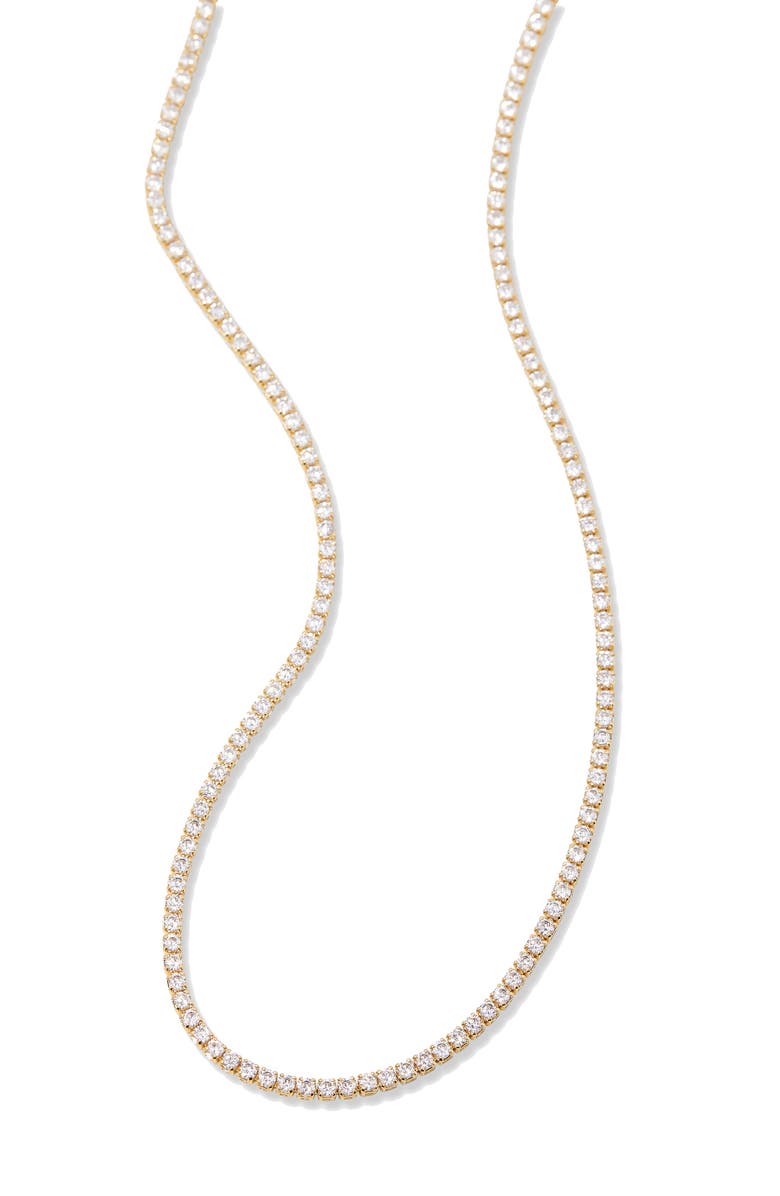 Brook and York Isabella Mini Tennis Necklace, Alternate, color, 