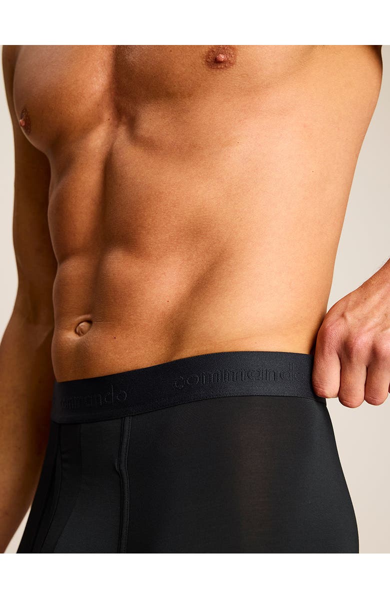 Commando Essential Modal Relaxed Boxer Brief with Fly 3-Pack, Alternate, color, Black