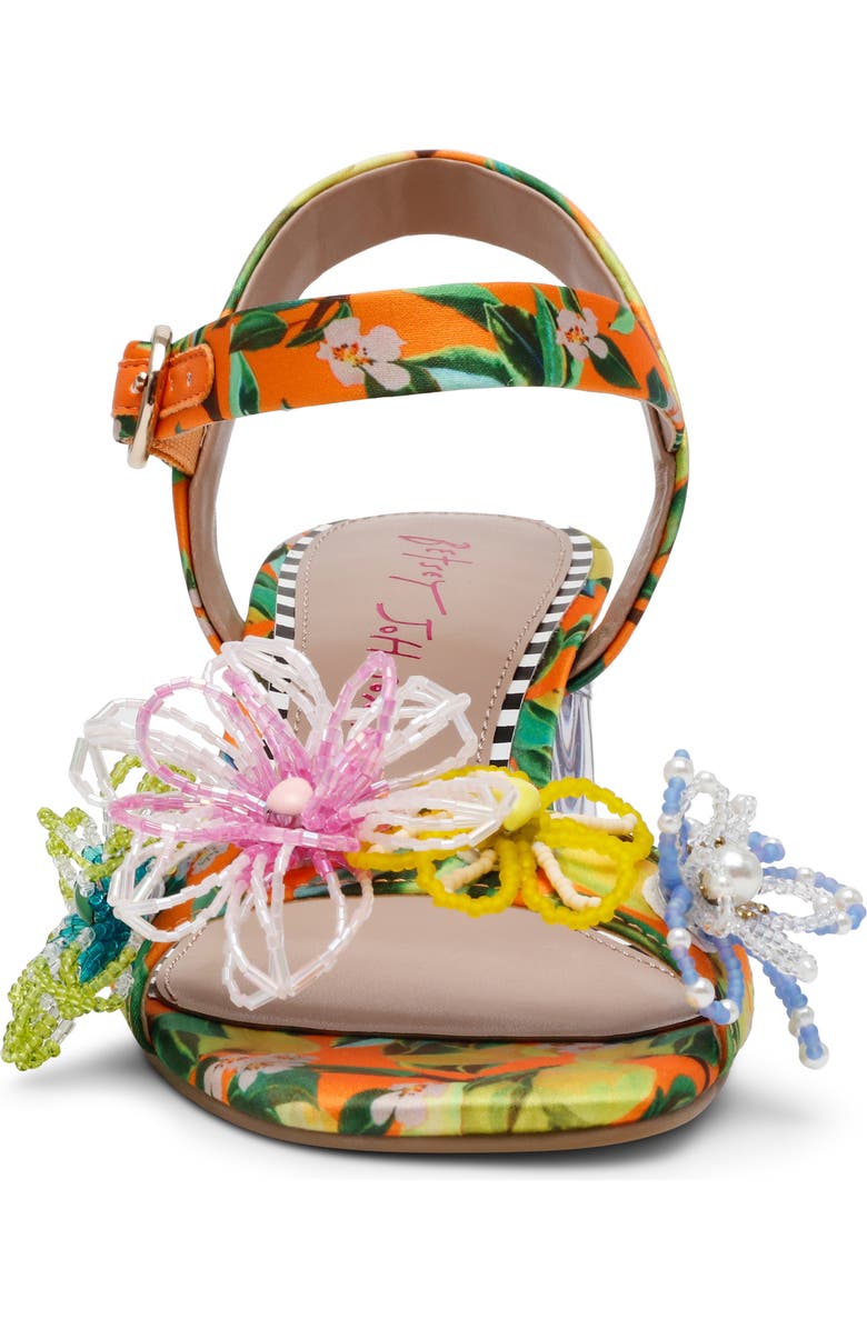 Betsey Johnson Cinthia Sandal, Alternate, color, Yellow Multi