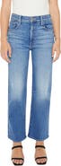 MOTHER Lil' Zip Rambler Flood Jeans