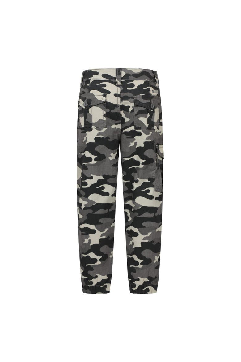 Camo Cargo Pants, Alternate, color, Black