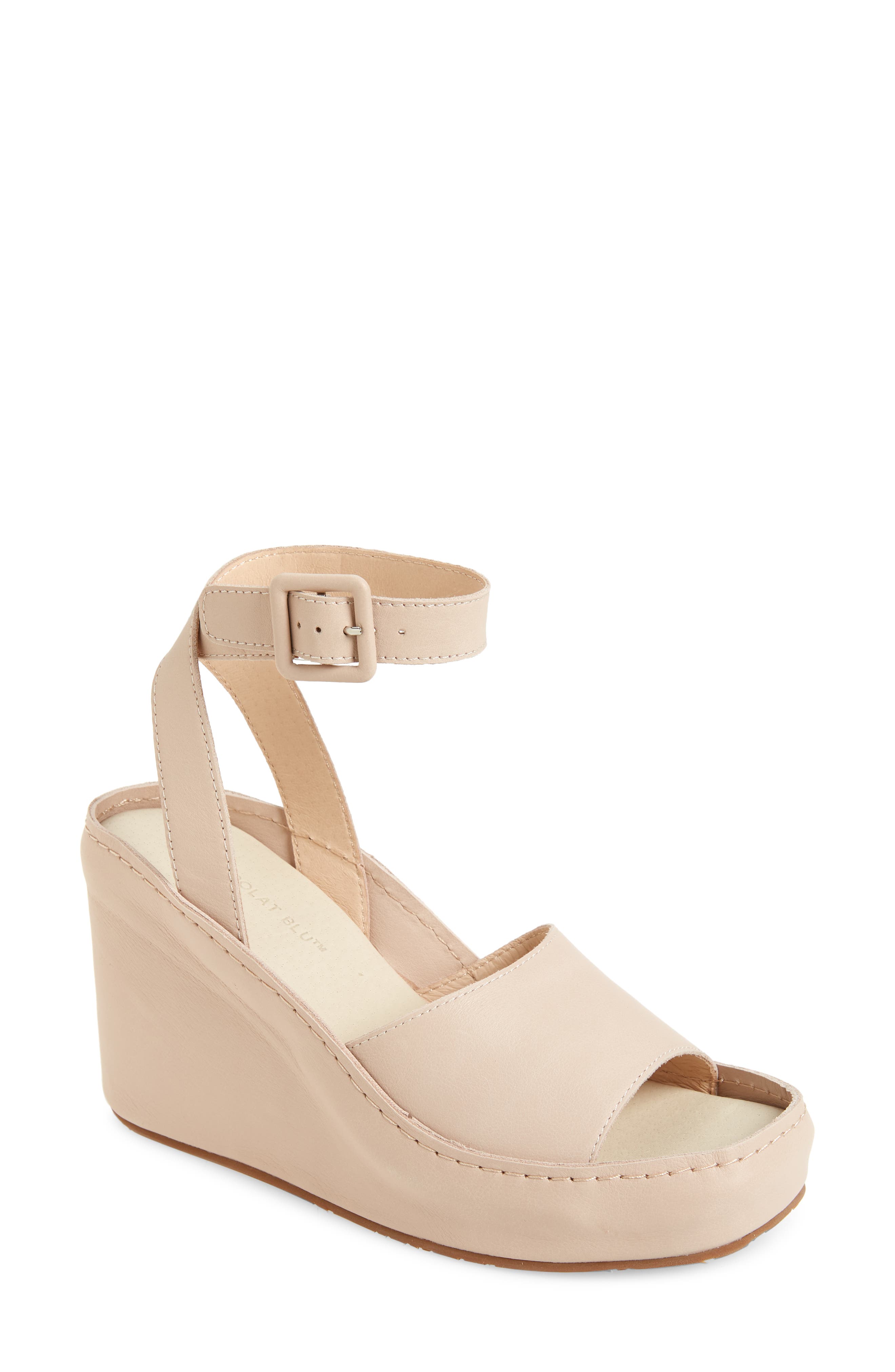 Chocolat Blu Pixie Ankle Strap Platform Wedge Sandal, Main, color, 