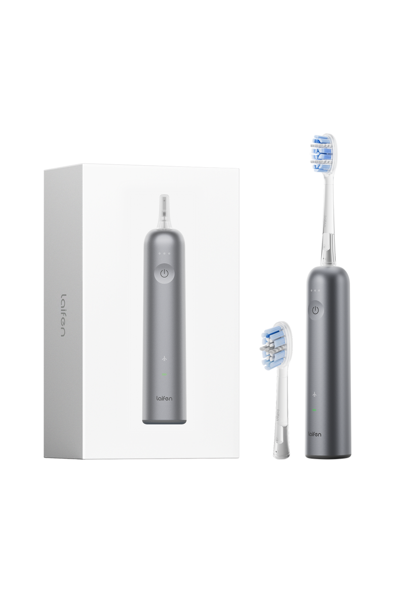 Wave Pro Electric Toothbrush with 2 Heads and Storage Bag, Main, color, Grey