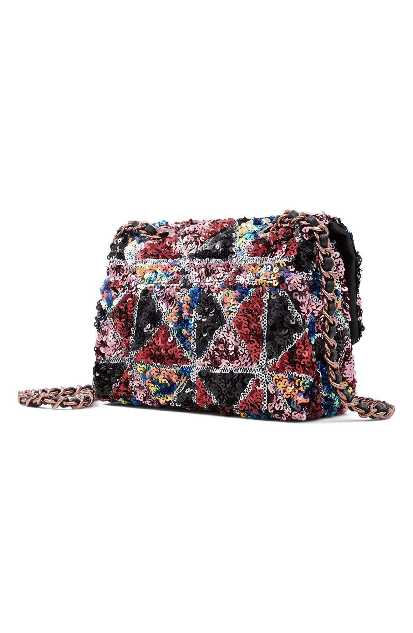 ALDO Glammy Sequin Crossbody Bag, Alternate, color, 