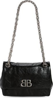 Balenciaga Mini Monaco Leather Shoulder Bag