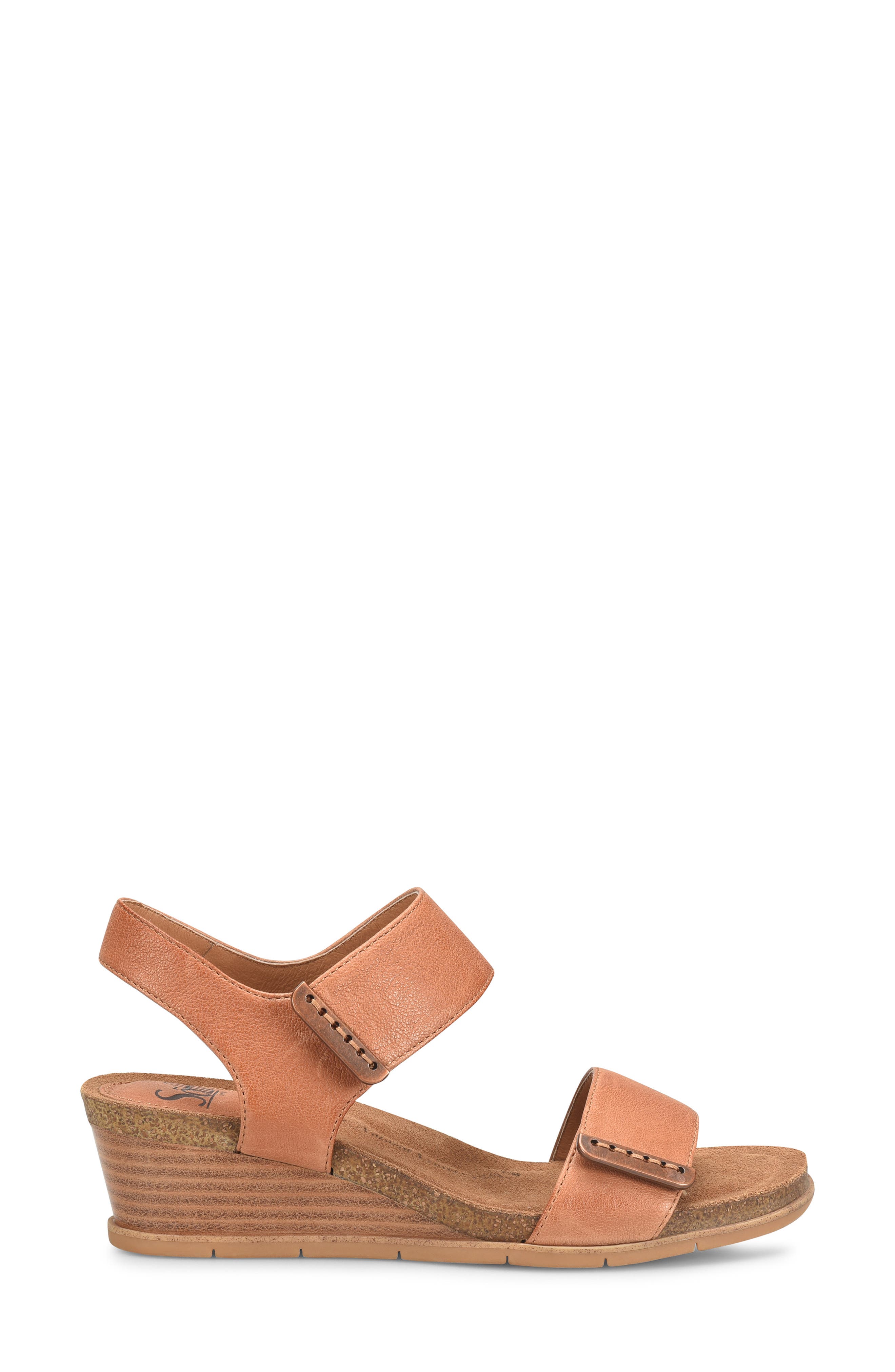Verdi II Wedge Sandal, Alternate, color, LUGGAGE