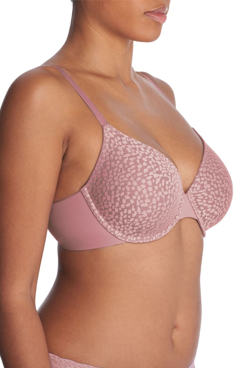 Natori Comfort Evolution Full Fit Memory Foam Covertible Bra, Alternate, color, Ash Rose