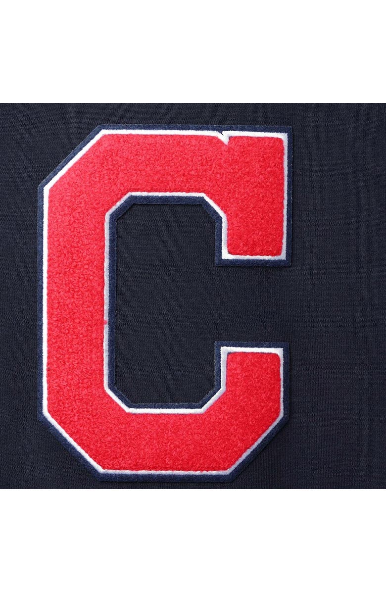 PRO STANDARD Men's Pro Standard Navy Cleveland Guardians Team Logo Pullover Hoodie, Alternate, color,