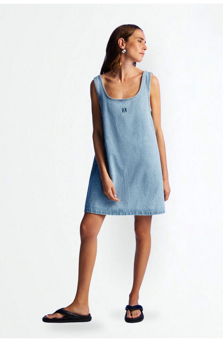 Nocturne Jean Dress with Thick Straps, Main, color, 