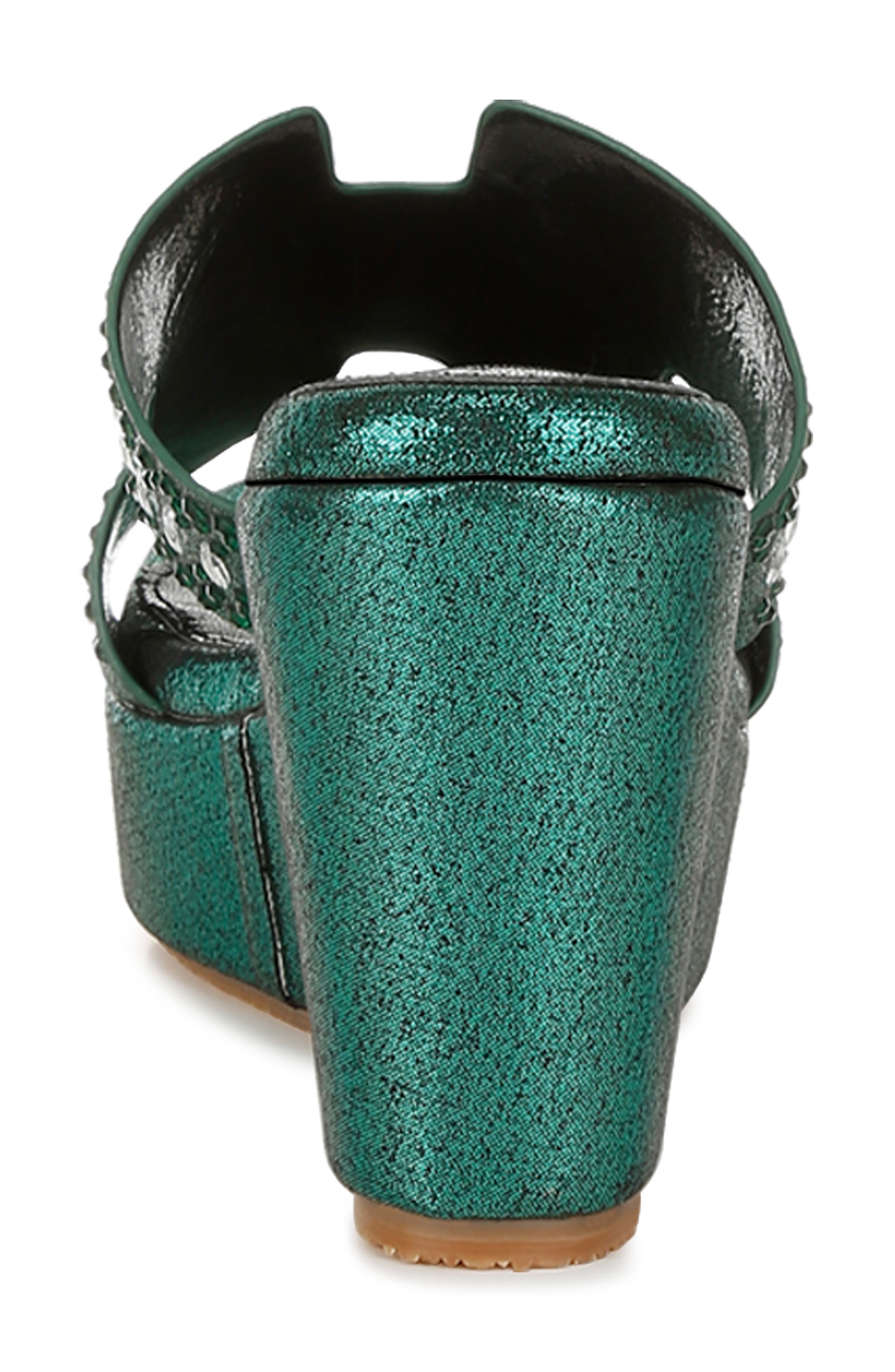 LONDON RAG Mariner Platform Wedge Sandal, Alternate, color, Green