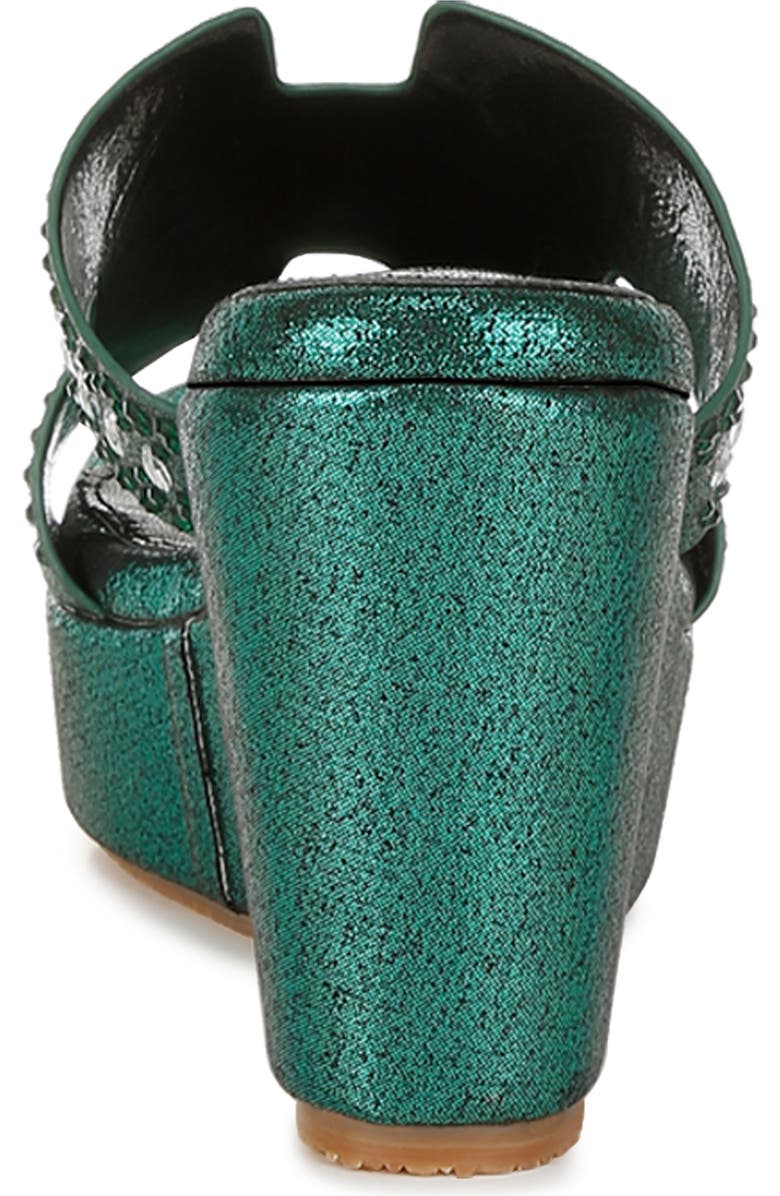 LONDON RAG Mariner Platform Wedge Sandal, Alternate, color, Green