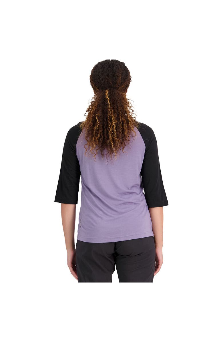 Mons Royale Tarn Merino Shift Raglan 3/4 Sleeve - Women's, Alternate, color, Thistle/Black
