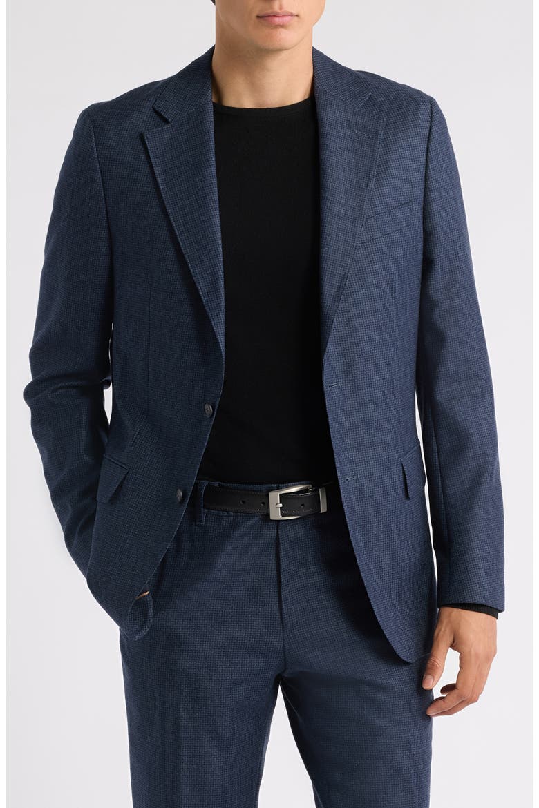 Wool Suit Jacket, Main, color, DARK BLUE