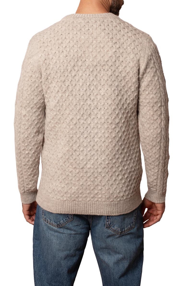Celtic & Co. Cable Sweater, Alternate, color, 