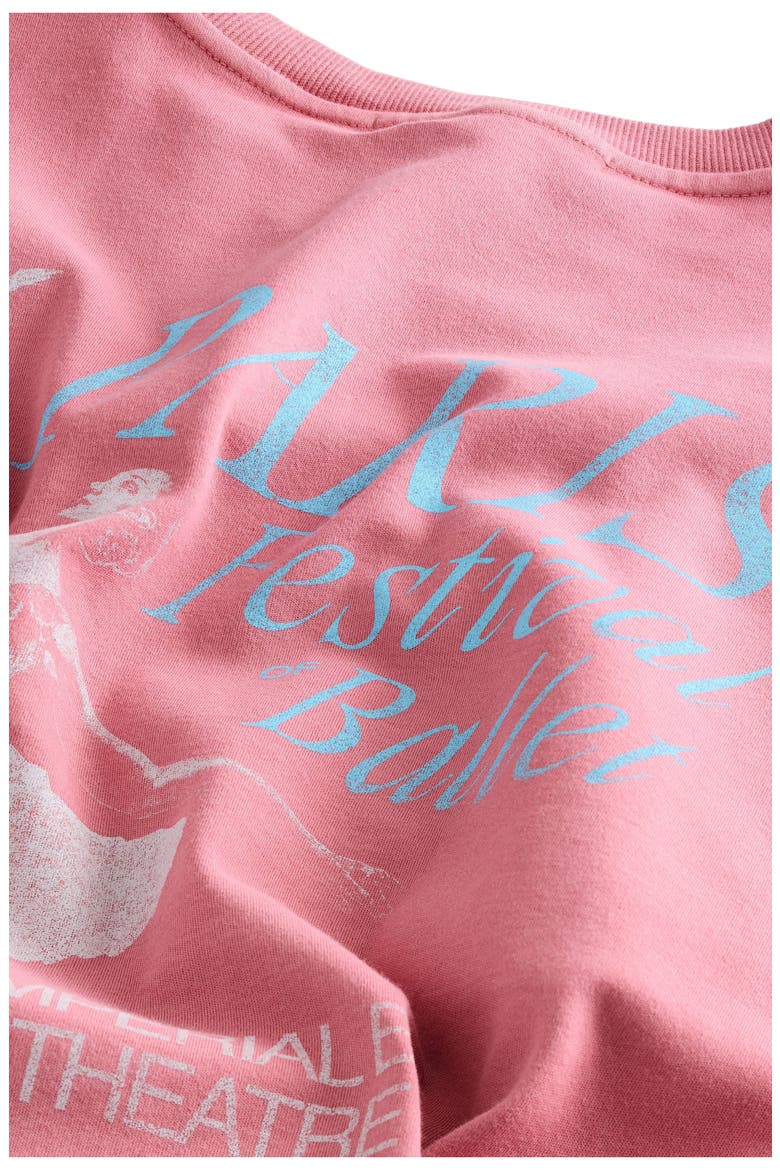 Paris Ballet Graphic T-Shirt, Alternate, color, PINK