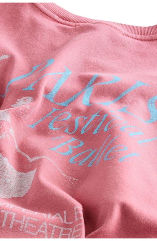 Next Paris Ballet Graphic T-shirt In Pink