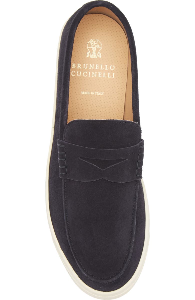 Brunello Cucinelli Loafer Sneaker, Alternate, color, C8144 Dark Blue