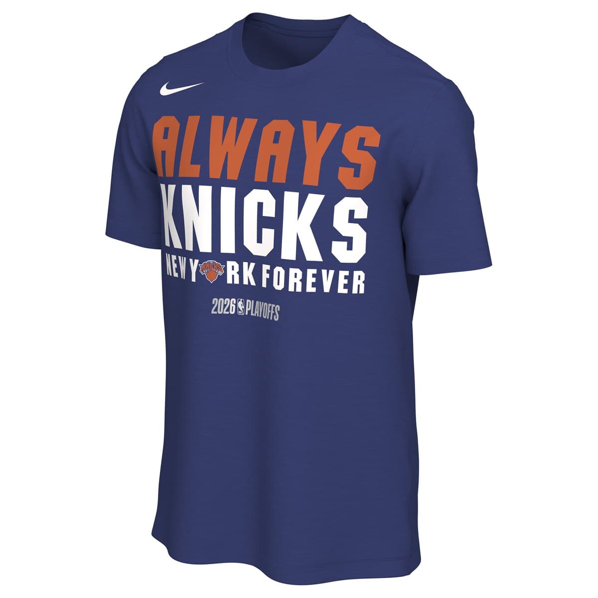 Unisex Nike Blue New York Knicks 2026 NBA Playoffs Mantra T-Shirt - image 2