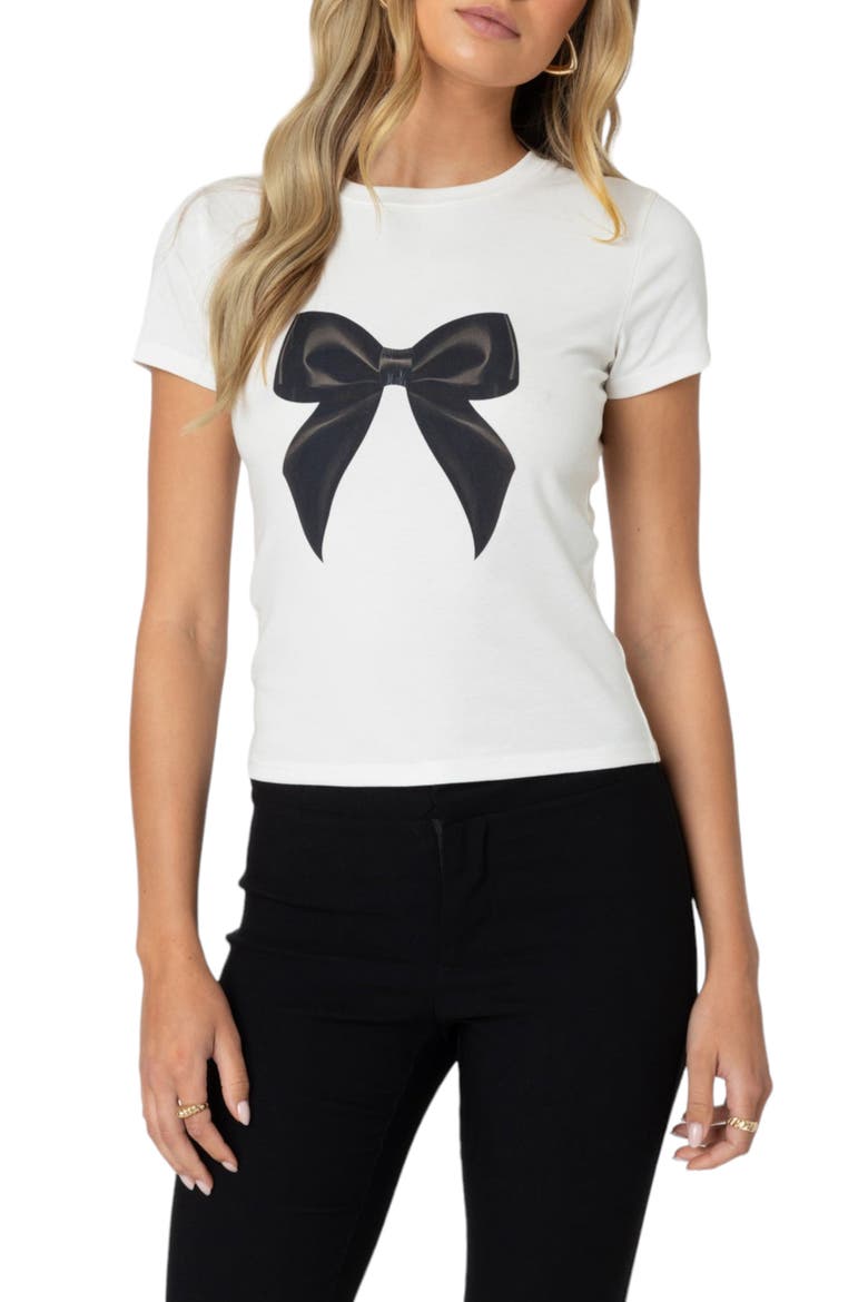 Tied Up Graphic T-Shirt, Main, color, WHITE