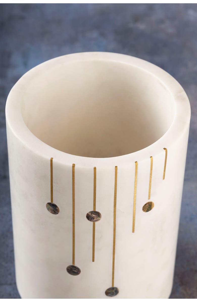 GAURI KOHLI Gulnar Wine Cooler, Alternate, color, White