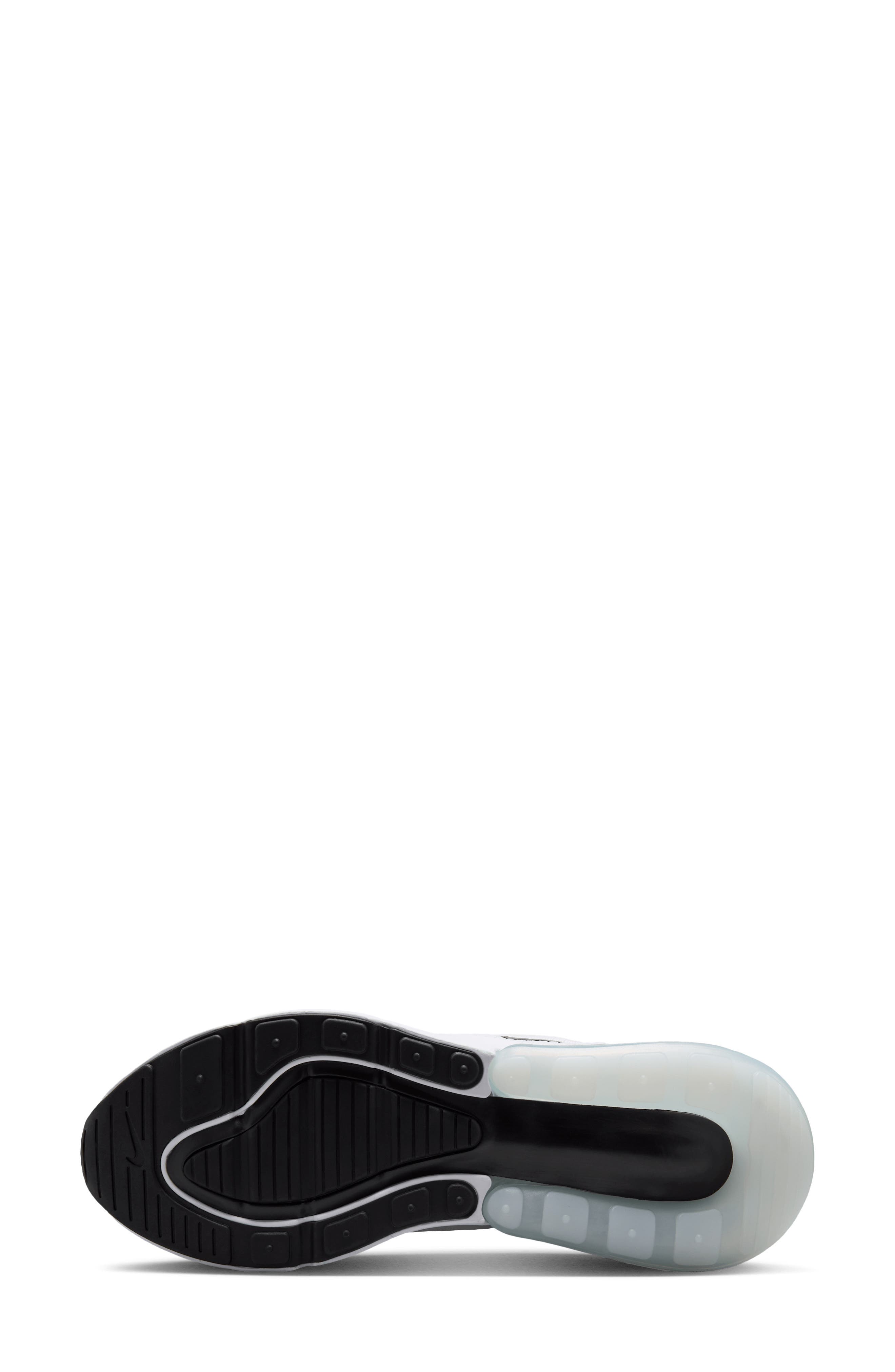 Air Max 270 Sneaker, Alternate, color, BLACK/ WHITE