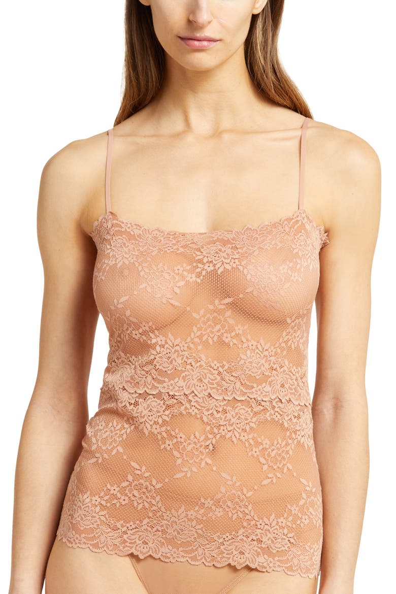 Heavenly Lace Camisole, Main, color, GLOW