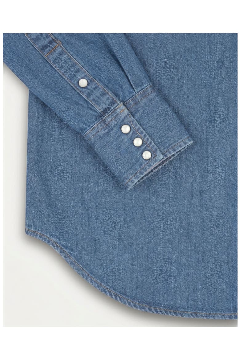Jenny Denim Shirt, Alternate, color, Indigo
